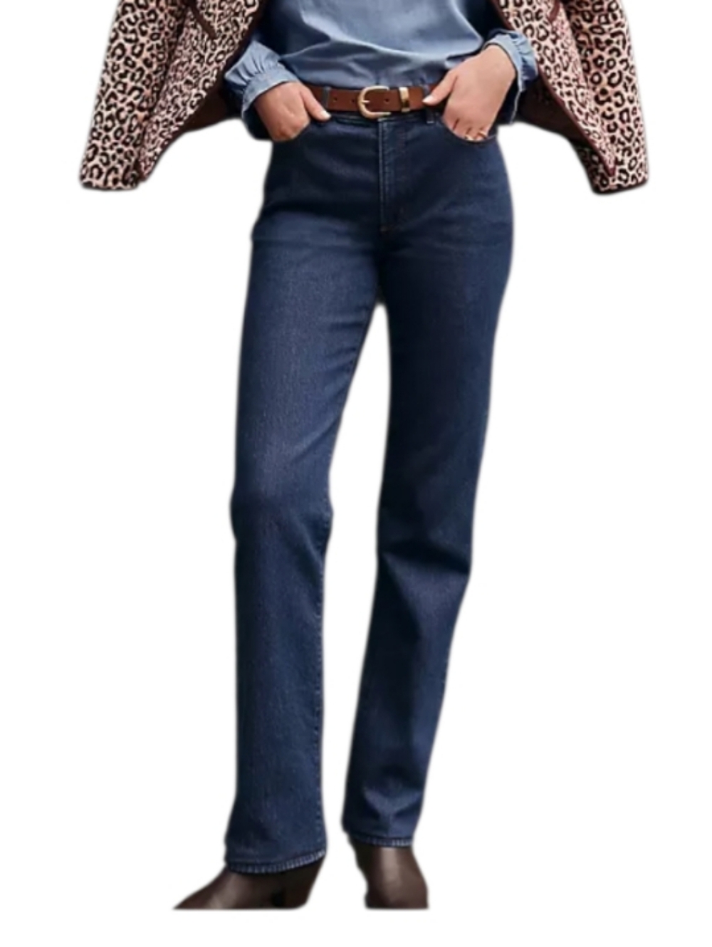 Ann Taylor The Straight Mid Rise Jeans - Size 12